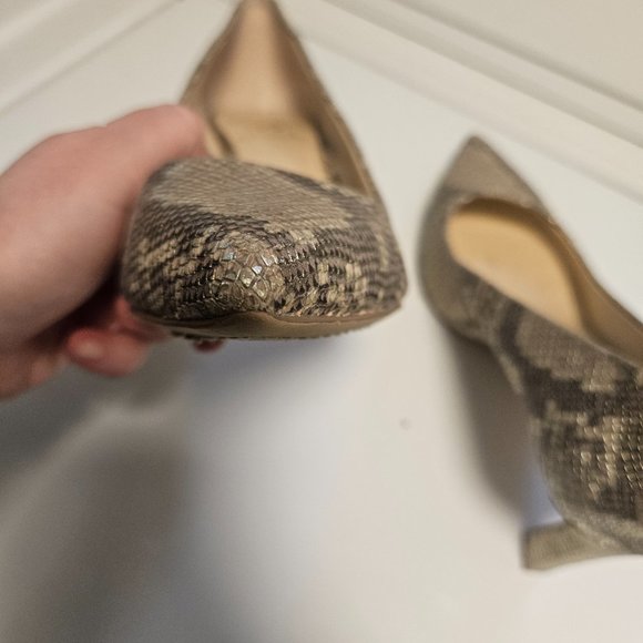 VINCE CAMUTO Python Retsie Pointed Toe Heels 9.5 - Picture 8 of 10
